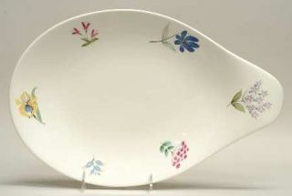 Hall Bouquet 15 Oval Serving Platter, Fine China Dinnerware   Eva Zeisel,Hallcr