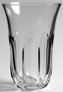 Unknown Crystal Unk7249 8 Oz Flat Tumbler   Clear,Panels