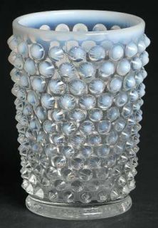 Fenton Hobnail French Opalescent 9 Oz Flat Tumbler   French Opalescent
