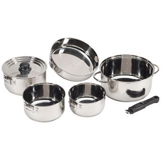 Stainless Steel Family Cook Set (SilverMaterials SteelDimensions 11 inches long x 8 inches wide x 10.9 inches highModel 369 )