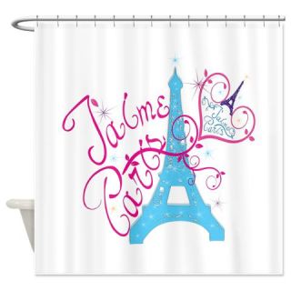  Love Paris Taime Paris Shower Curtain  Use code FREECART at Checkout