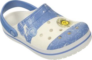 Childrens Crocs Crocband Argentina Clog   White/Light Blue Casual Shoes