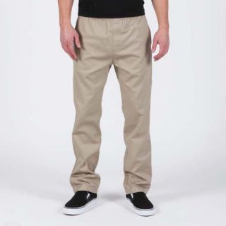 Frickin Mens Elastic Pants Khaki In Sizes Medium, Large, X Large For Men