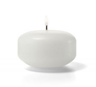 Hollowick Floating Candle, 2x1.19 in, Wax, White