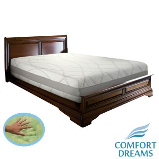 Comfort Dreams Gel infused 13 inch King Size Memory Foam Mattress / Thermo gel Cover