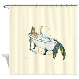 Splish Splash Mermaid Shower Curtain  Use code FREECART at Checkout