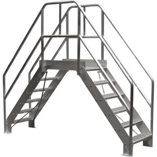 Bustin 48 In. Standard Crossover Ladder   6 Steps, 500 Lb. Capacity, Model#