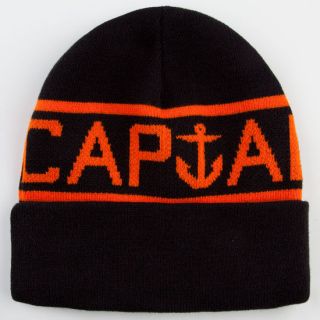 Naval Captain Beanie Black One Size For Men 226041100