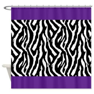  Purple And Zebra Shower Curtain  Use code FREECART at Checkout