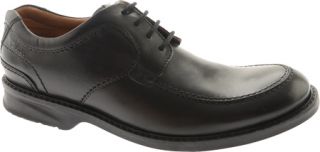 Mens Clarks Colson Camp   Black Leather Lace Up Shoes