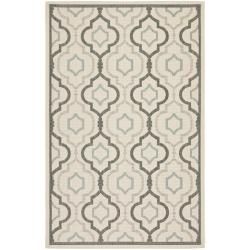 Poolside Beige/dark Beige Indoor/outdoor Bordered Rug (4 X 57)