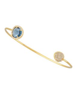 Blue Stone Pinch Bracelet   Tai