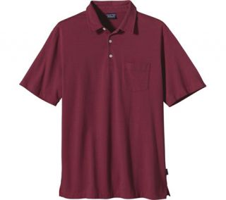 Mens Patagonia Short Sleeved Squeaky Clean Polo   Fathom/Red Delicious Polo Shi