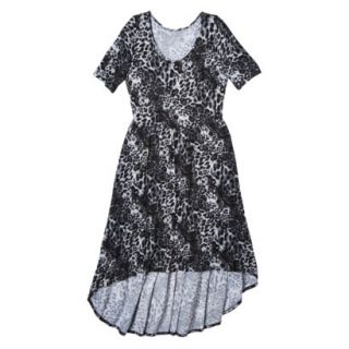 Pure Energy Womens Plus Size Maxi Dress   Black/Gray Print 4X