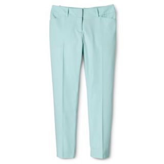 Mossimo Womens Modern Fit Ankle Pant   Sea Foam Green 10