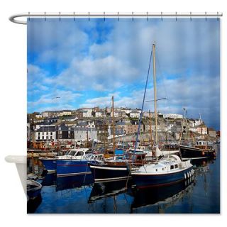 Mevagissey, Cornwall in England   Shower Curtain  Use code FREECART at Checkout