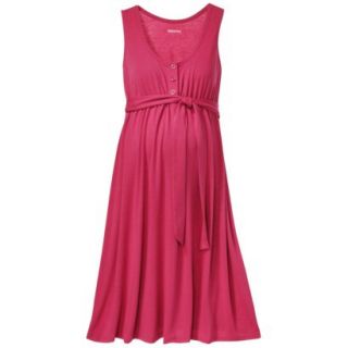 Merona Maternity Sleeveless Side Tie Dress   Pink XL