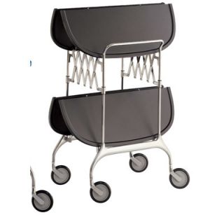 Kartell Gastone Serving Cart 4470 Color Black