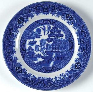 Adams China Willow Bread & Butter Plate, Fine China Dinnerware   Blue Willow Des