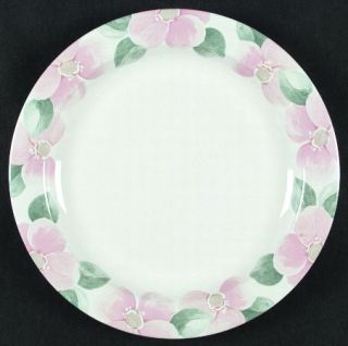 Pfaltzgraff Garland Blush Dinner Plate, Fine China Dinnerware   Pink Floral Bord