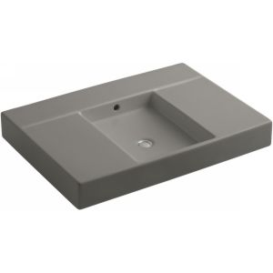 Kohler K 2955 K4 Traverse Top and Basin Lavatory with No Hole Faucet Drilling