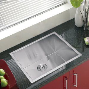 Water Creation SS US 2320A Stainless Steel Sinks 23 In. X 20 In. Zero Radius Sin