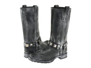 Frye Heath Studded Harness Womens Boots (Black)