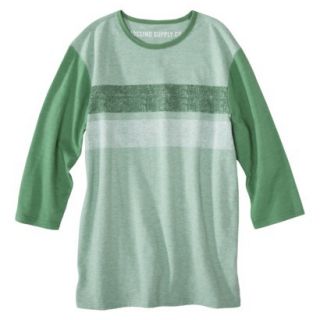Mossimo Supply Co. Mens Football Tee Shirt   Honest Green M