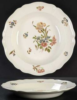 Wedgwood Queens Sprays (Tk494) Large Rim Soup Bowl, Fine China Dinnerware   Quee