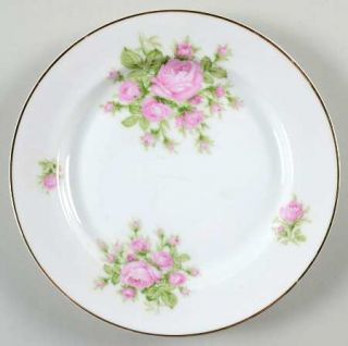 Heinrich   H&C Hc384 Salad Plate, Fine China Dinnerware   Bouquets Of Roses,  Gr