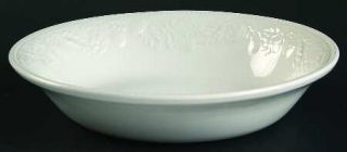 International Strawberry Lane White Int #057 Coupe Cereal Bowl, Fine China Dinne