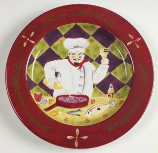 Chef Collection Dinner Plate, Fine China Dinnerware   Chefs Wearing White Suits