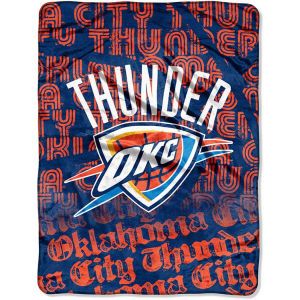 Oklahoma City Thunder Northwest Company Micro Raschel Throw 46x60 Redux