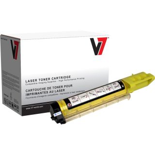 V7 High Yield Yellow Toner Cartridge For Dell 3000 And 3100 Printers