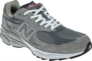 Mens New Balance M990v3   Grey Running Shoes