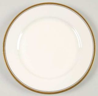 Noritake Viceroy Salad Plate, Fine China Dinnerware   Ivory,Thin Gold Ring, Wide