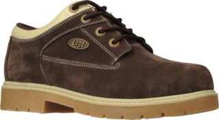 Mens Lugz Savoy SR Thermabuck   Chocolate/Cream/Gum Lace Up Shoes
