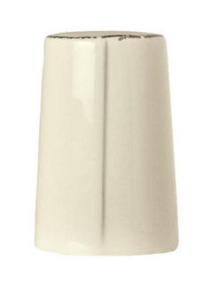 World Tableware 3 Pepper Shaker   Ceramic, Cream White