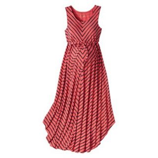 Liz Lange for Target Maternity Sleeveless Knit Maxi Dress   Blue/Melon M