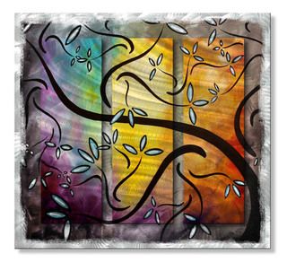Megan Duncanson Sweet Blossoms Ii Metal Wall Art (LargeDimensions 23.5 inches high x 31.5 inches wide )