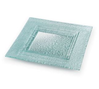 Rosseto Serving Solutions 12 Glass Square Serving Platter   Green