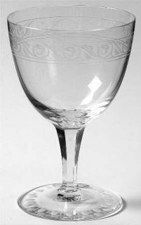 Rosenthal Duchess Wine   Stem #460,Etched Band&Foot