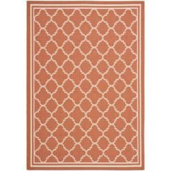 Poolside Terracotta/ Bone Indoor Outdoor Rug (4 X 57)