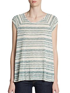 Hildee Striped Top   Vanilla Stripes