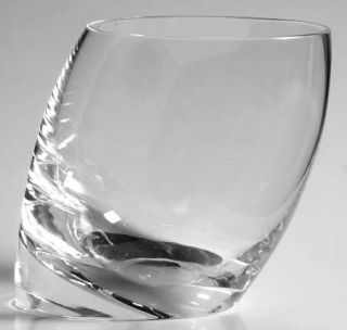 Nambe Tilt Double Old Fashioned   Leaning Pieces,Plain, Clear