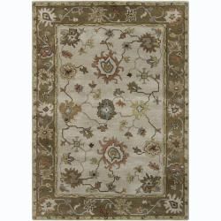 Hand tufted Bajrang Oriental Wool Rug (9 X 13)