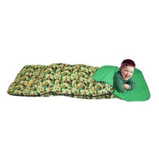 Bazoongi Kids Green Camouflage Big Kid Slumber Bag   BK CBG