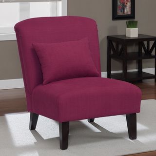 Anna Raspberry Accent Chair