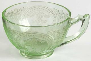 Indiana Glass Horseshoe Green Cup Only   All Green, Depression Glass
