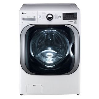 Lg Wm8000hwa Front Load Ultra Large Capacity Steamwasher (WhiteFinish GlossMaterial Stainless Steel/ PCM/ Plastic/ transparent glass doorCapacity 5.1 cubic feetEnergy Saver YesSettings Prewash, Rinse and Spin, delay wash, custom program, extra rinse,